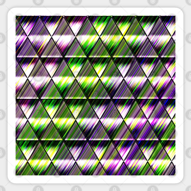 Colorful triangles Sticker by Sinmara